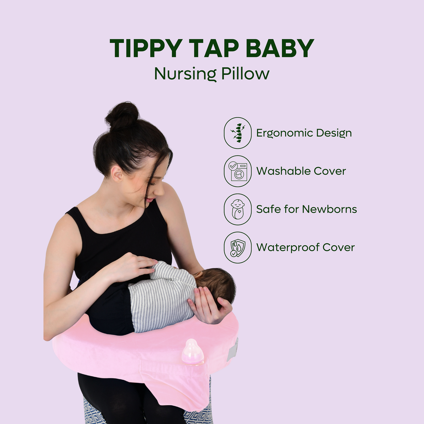 Tippy Tap Baby Nursing Pillow